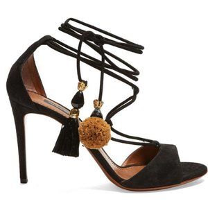 Dolce & Gabbana Pompom-tassel suede sandals